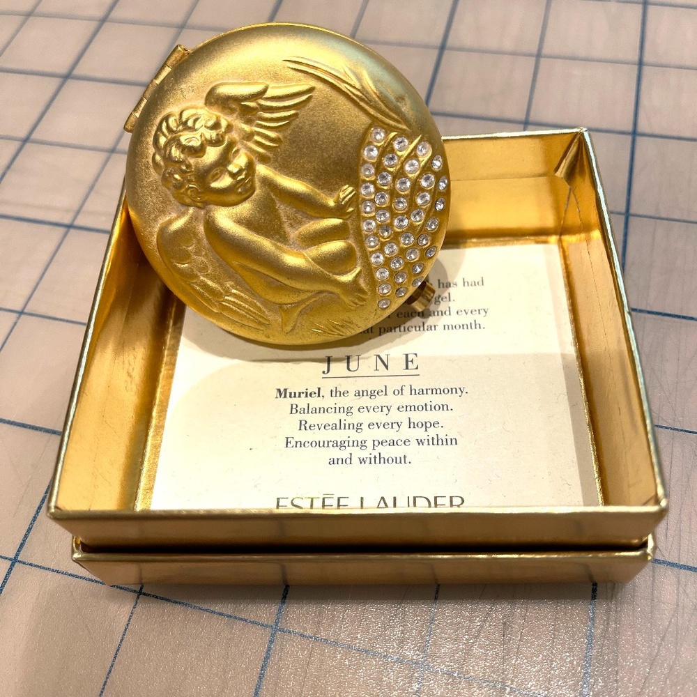 Estee Lauder jeweled compact